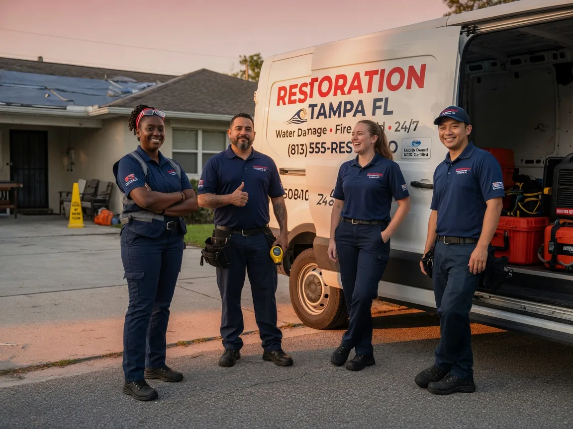 Water Damage Restoration company in East Moline, IL